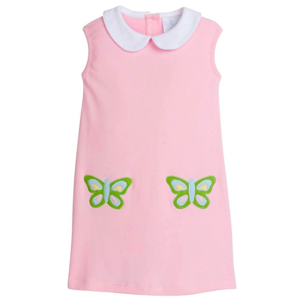 Little English NWT Butterfly Appliqué Dress- 3T